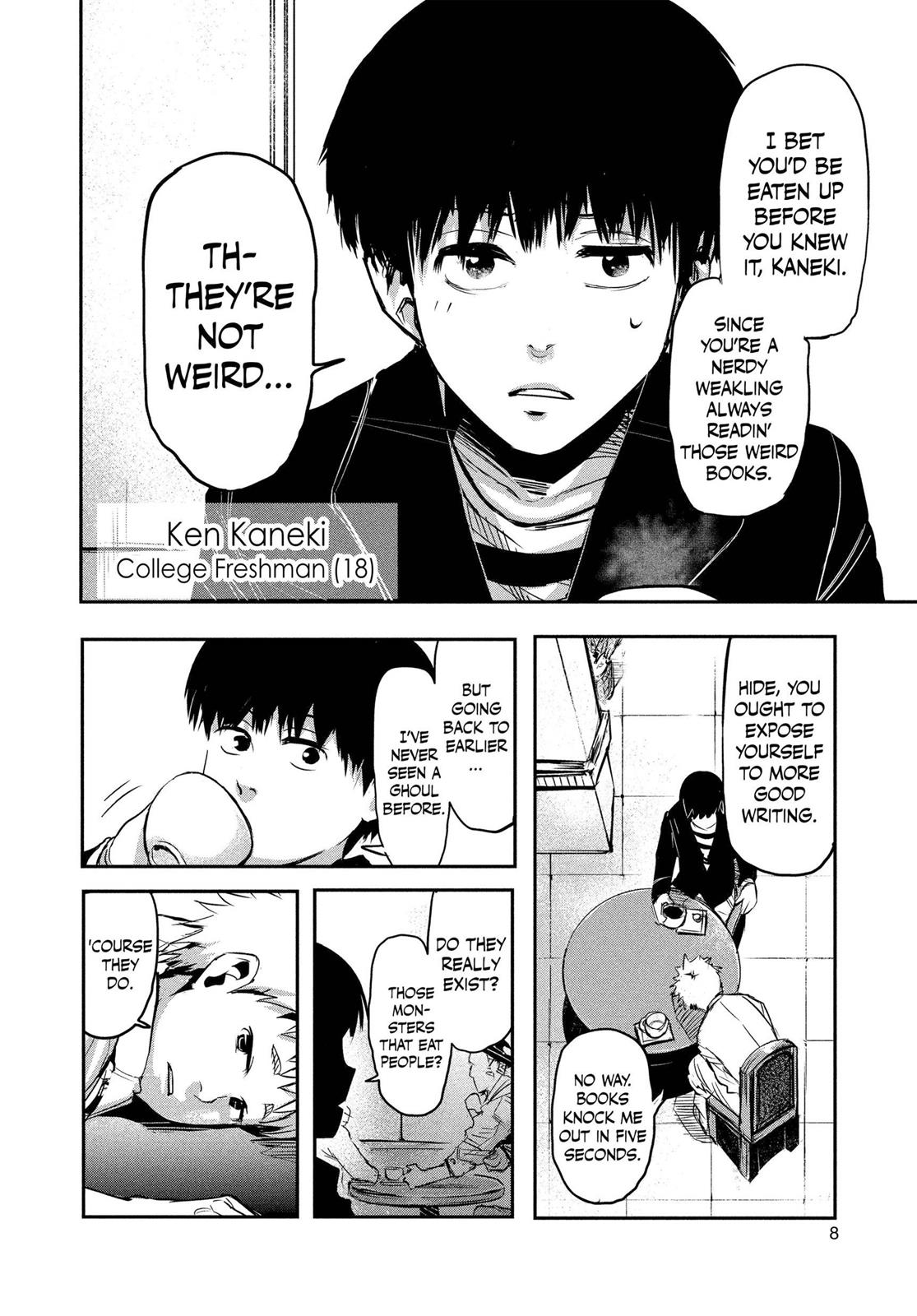 Tokyo Ghoul Manga Chapter 1 Page 8