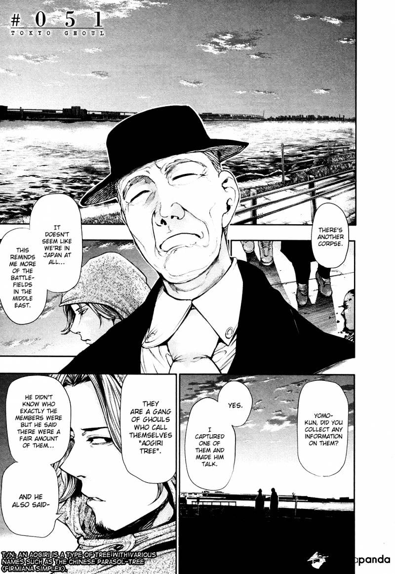 Tokyo Ghoul Manga Chapter 51 Page 1