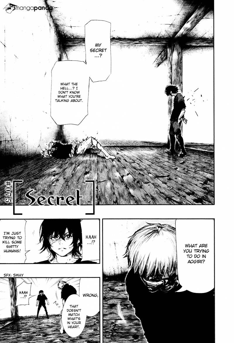 Tokyo Ghoul Manga Chapter 75 Page 1